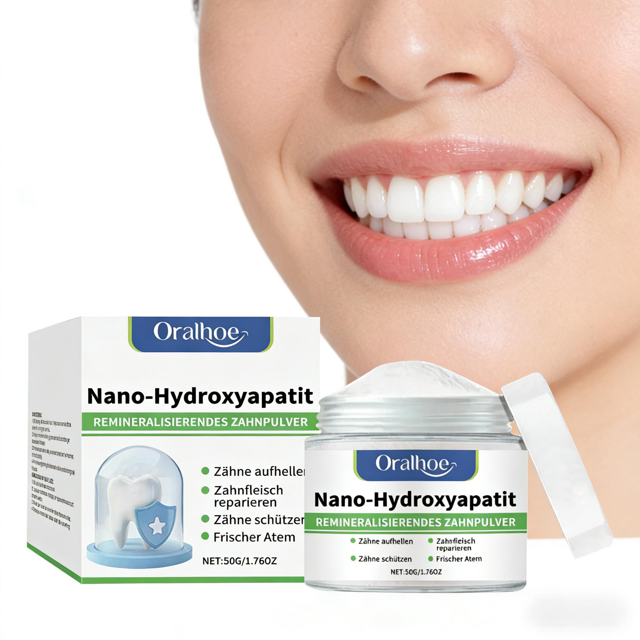 Teeth Whitening Products - Bubuk Pemutih Gigi Oralhoe Pembersih Mendalam