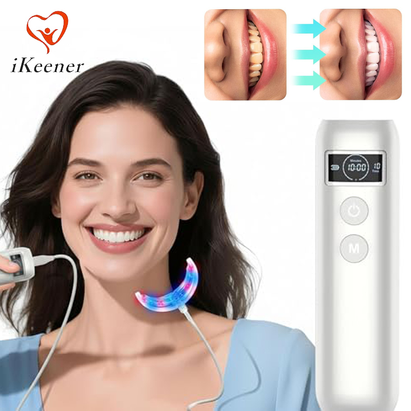 Teeth Whitening Light Kit - Alat Pemutih Gigi 16 LED Merah