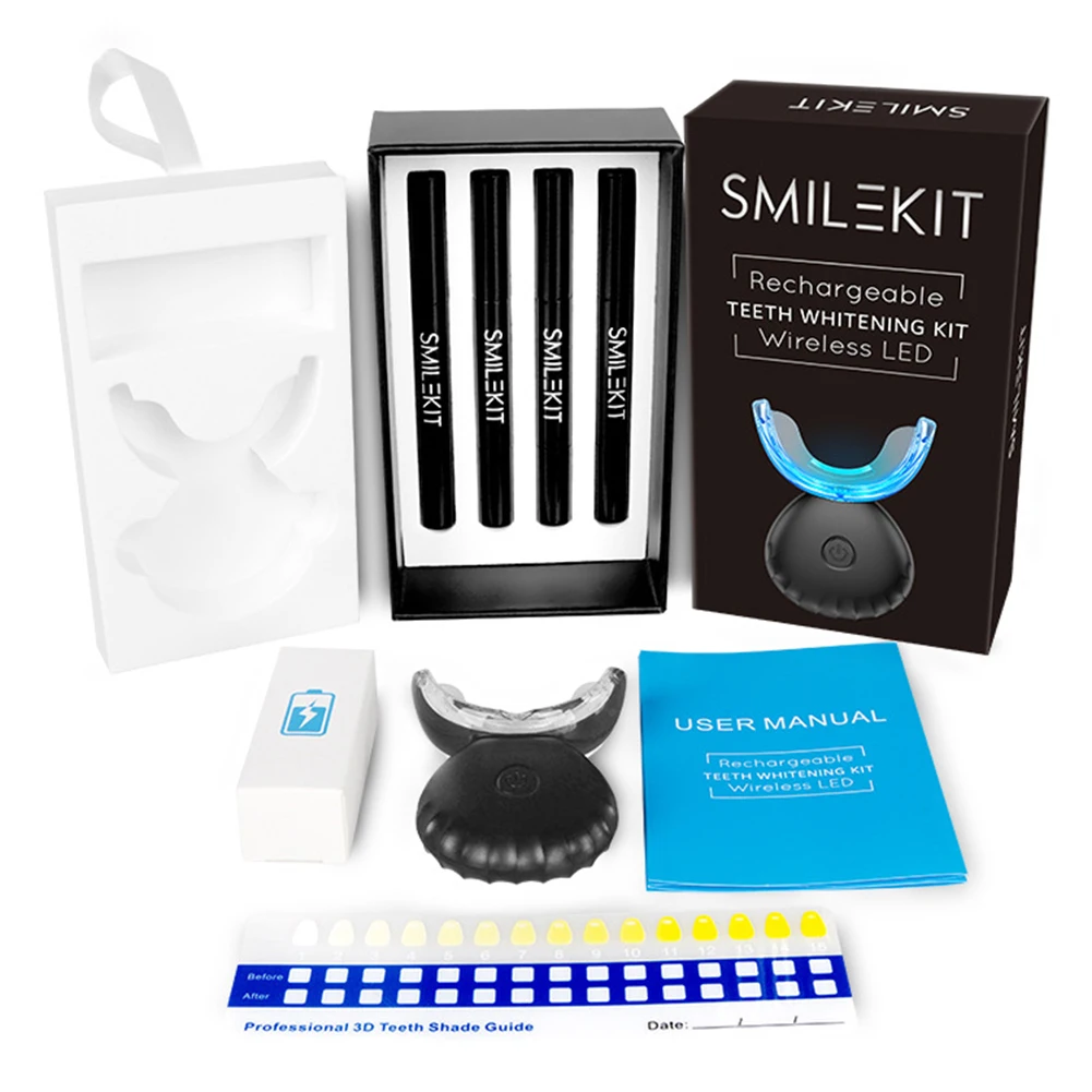 Teeth Whitening Light Kit - Kit pemutih gigi Mini 16 LED