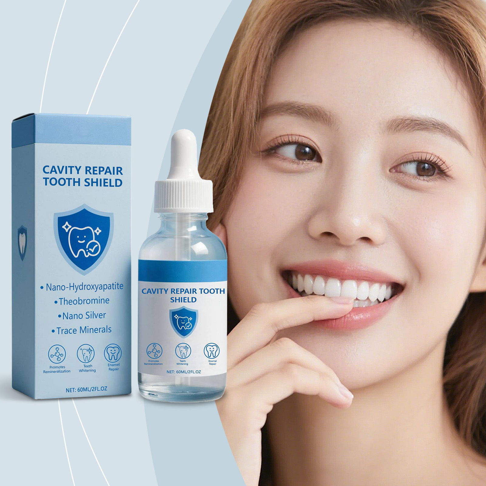 Teeth Whitening Products - 60ml Pemoles Pemutih Gigi Perbaikan Rongga