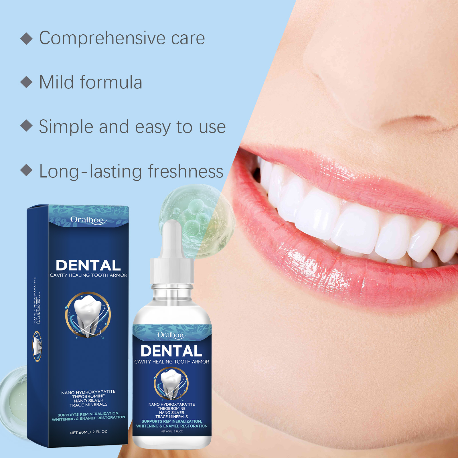 Serum Pemutih Gigi Oralhoe Cai - Teeth Whitening Products ulasan dan harga