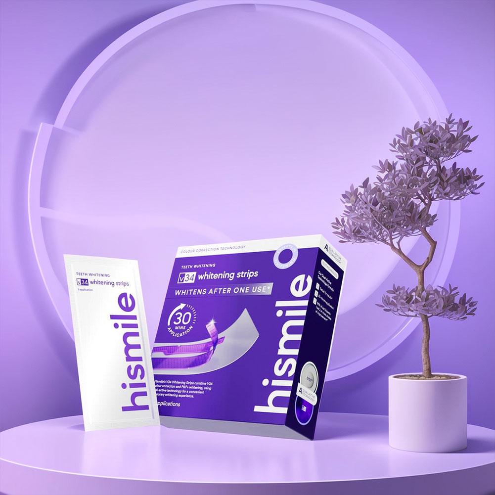 Strip Pemutih Gigi Ungu Mengem - Teeth Whitening Products ulasan dan harga