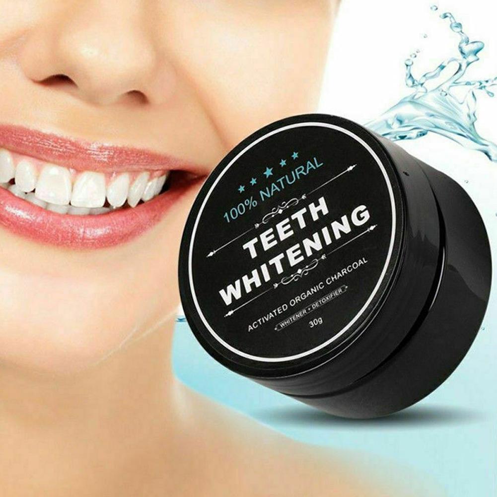 Bubuk Arang Organik Aktif Pemb - Teeth Whitening Charcoal ulasan dan harga