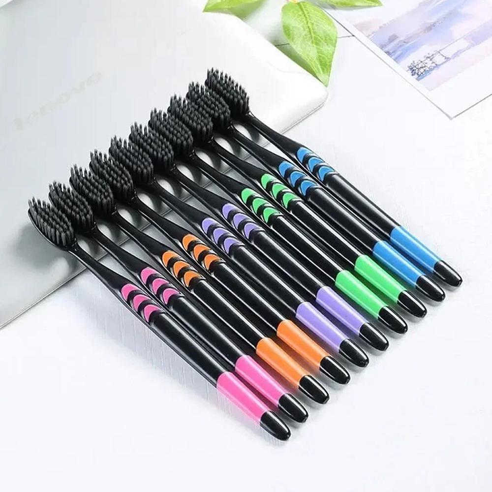 10 Buah Sikat Gigi Bambu Alami - Teeth Whitening Charcoal ulasan dan harga