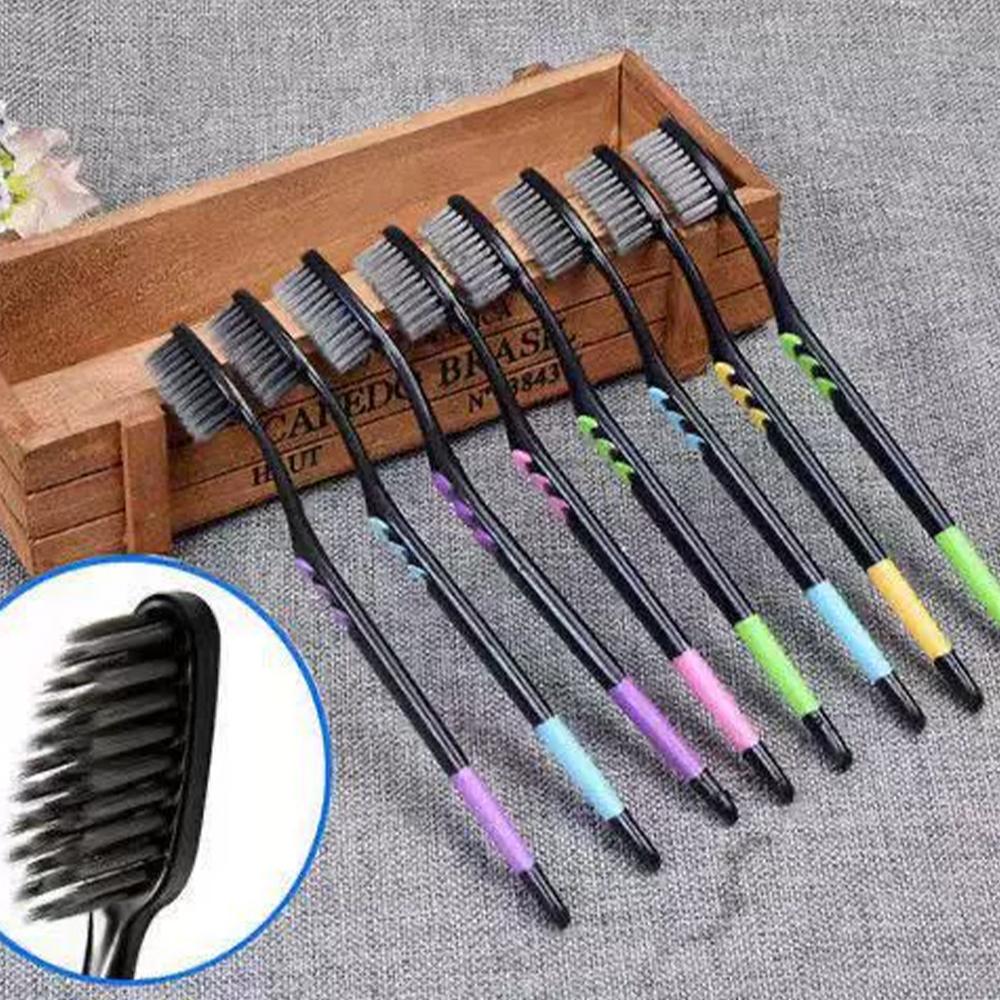 10 Buah Sikat Gigi Bambu Alami - Teeth Whitening Charcoal ulasan dan harga