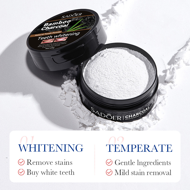 Arang Bambu Arang Aktif Pemuti - Teeth Whitening Charcoal ulasan dan harga