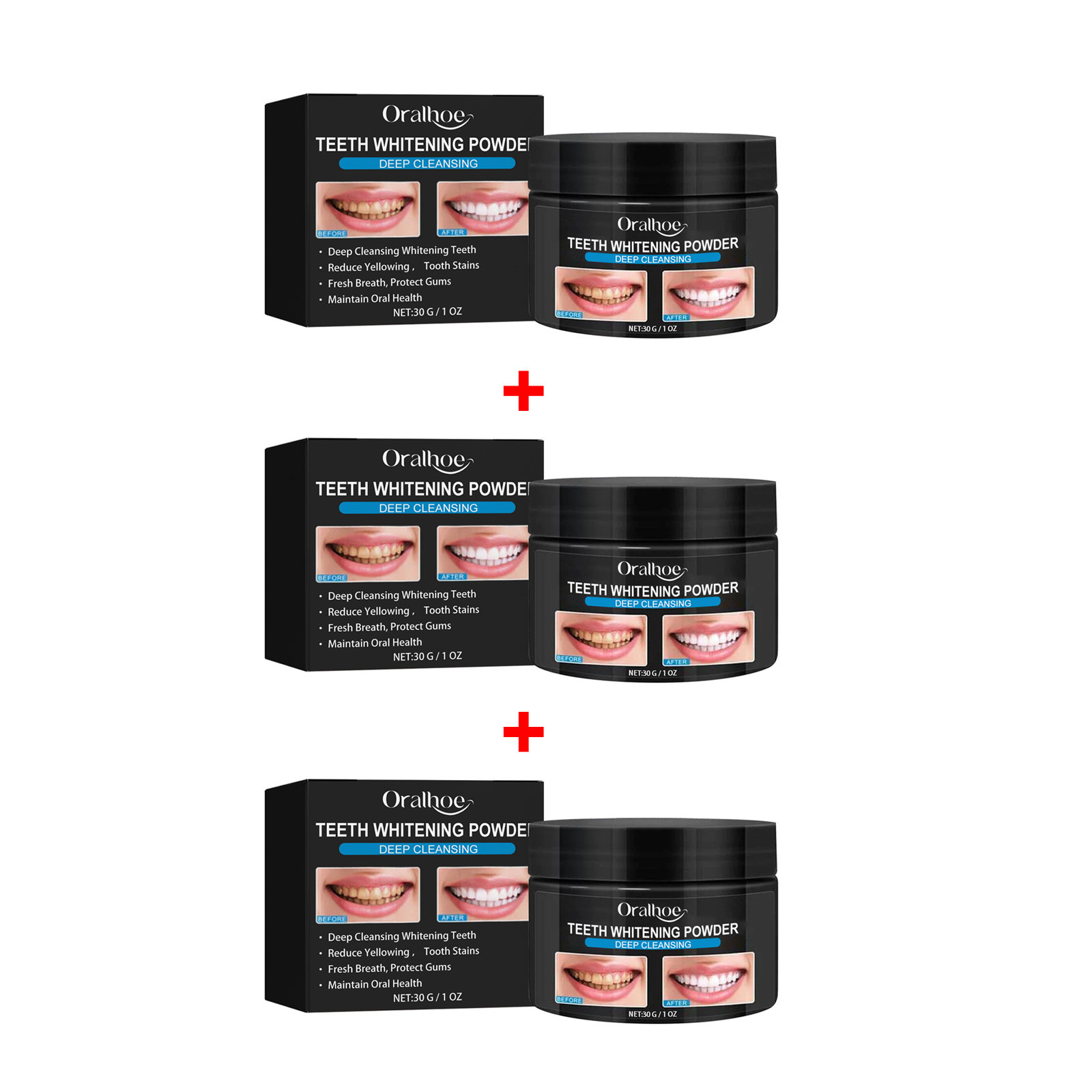 Arang Pemutih Gigi Bubuk Pembe - Teeth Whitening Charcoal ulasan dan harga