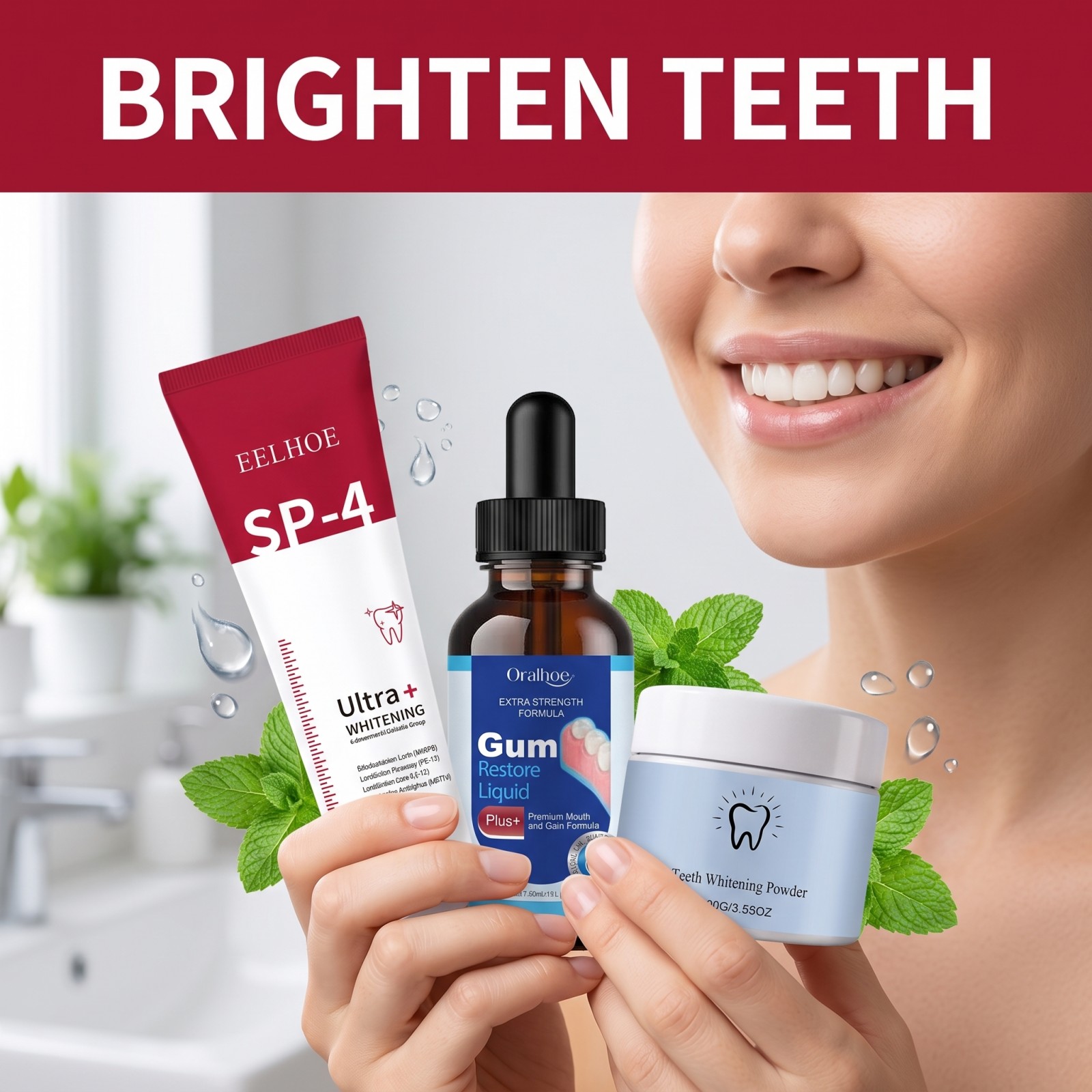 Paket Perawatan Mulut: Pasta G - Teeth Whitening Instant ulasan dan harga