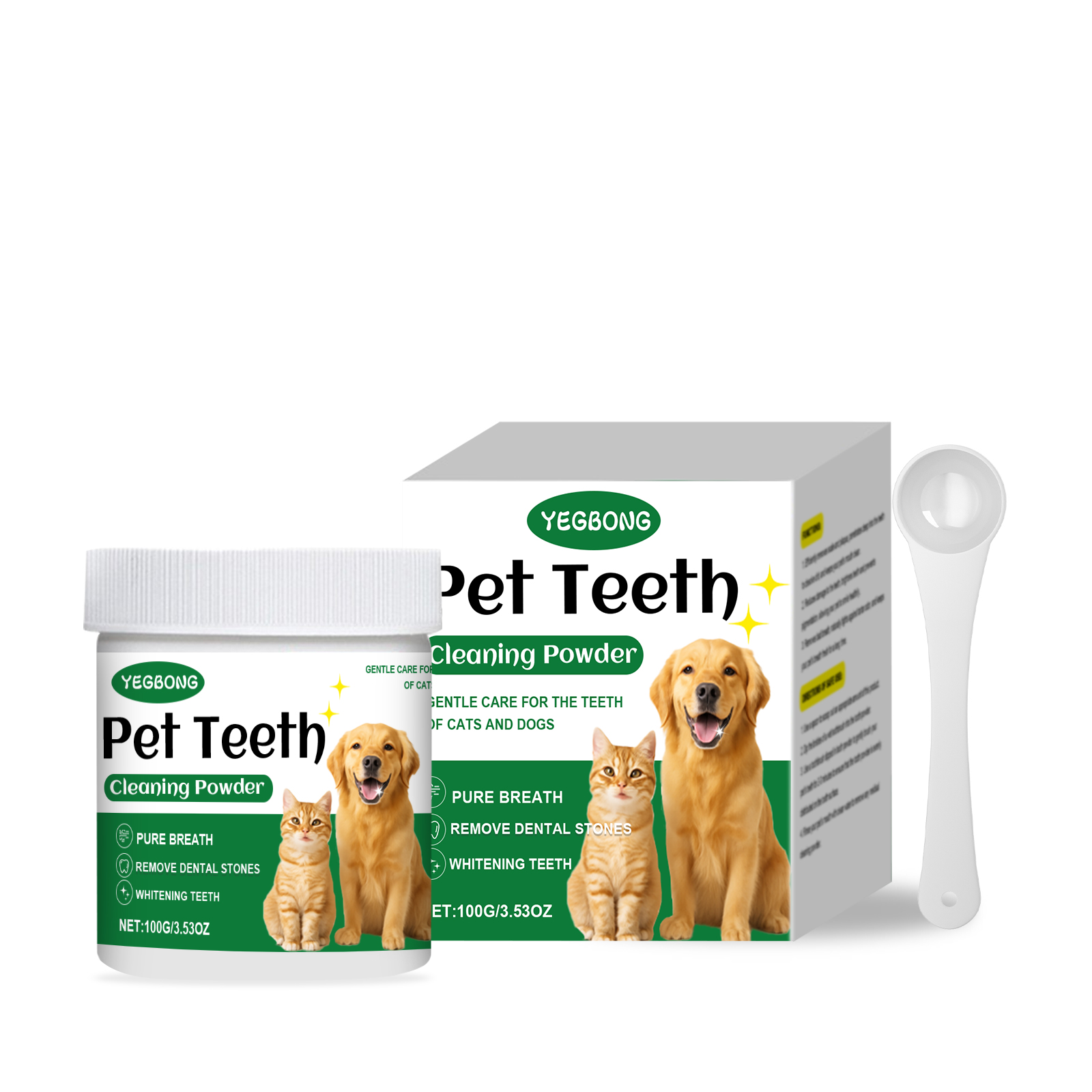 Bubuk Pembersih Gigi Hewan Pel - Teeth Whitening Products ulasan dan harga