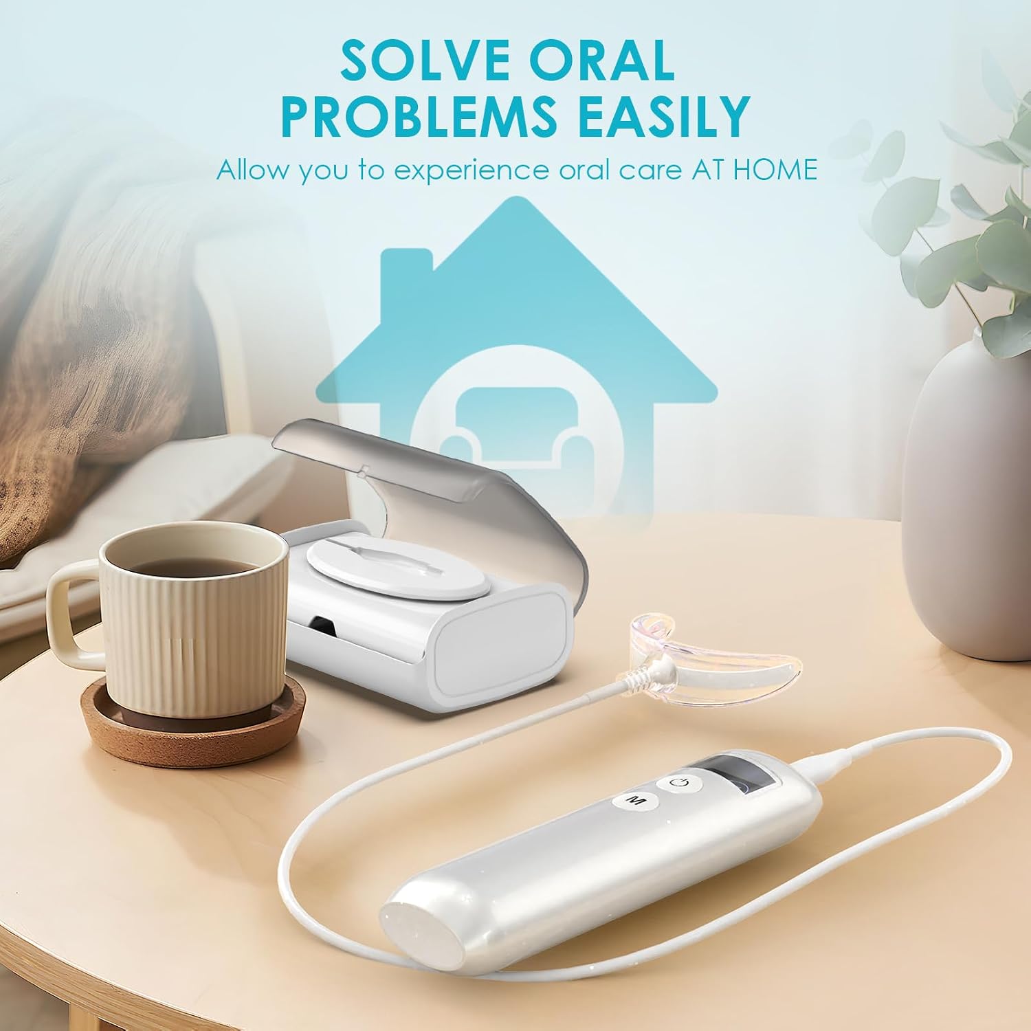 Alat Pemutih Gigi 16 LED Merah - Teeth Whitening Light Kit ulasan dan harga
