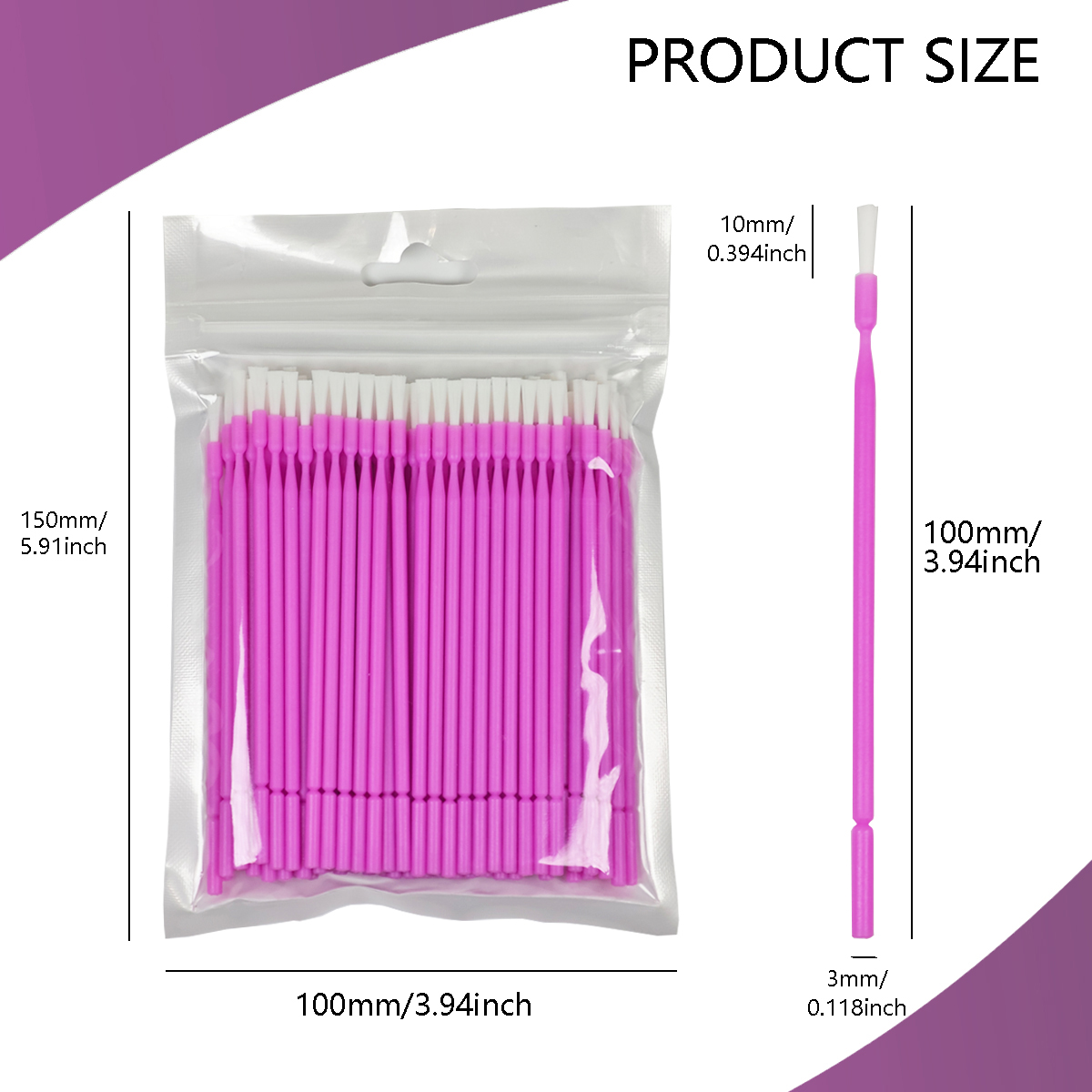 100 Buah Aplikator Sikat Mikro - Teeth Whitening Products ulasan dan harga