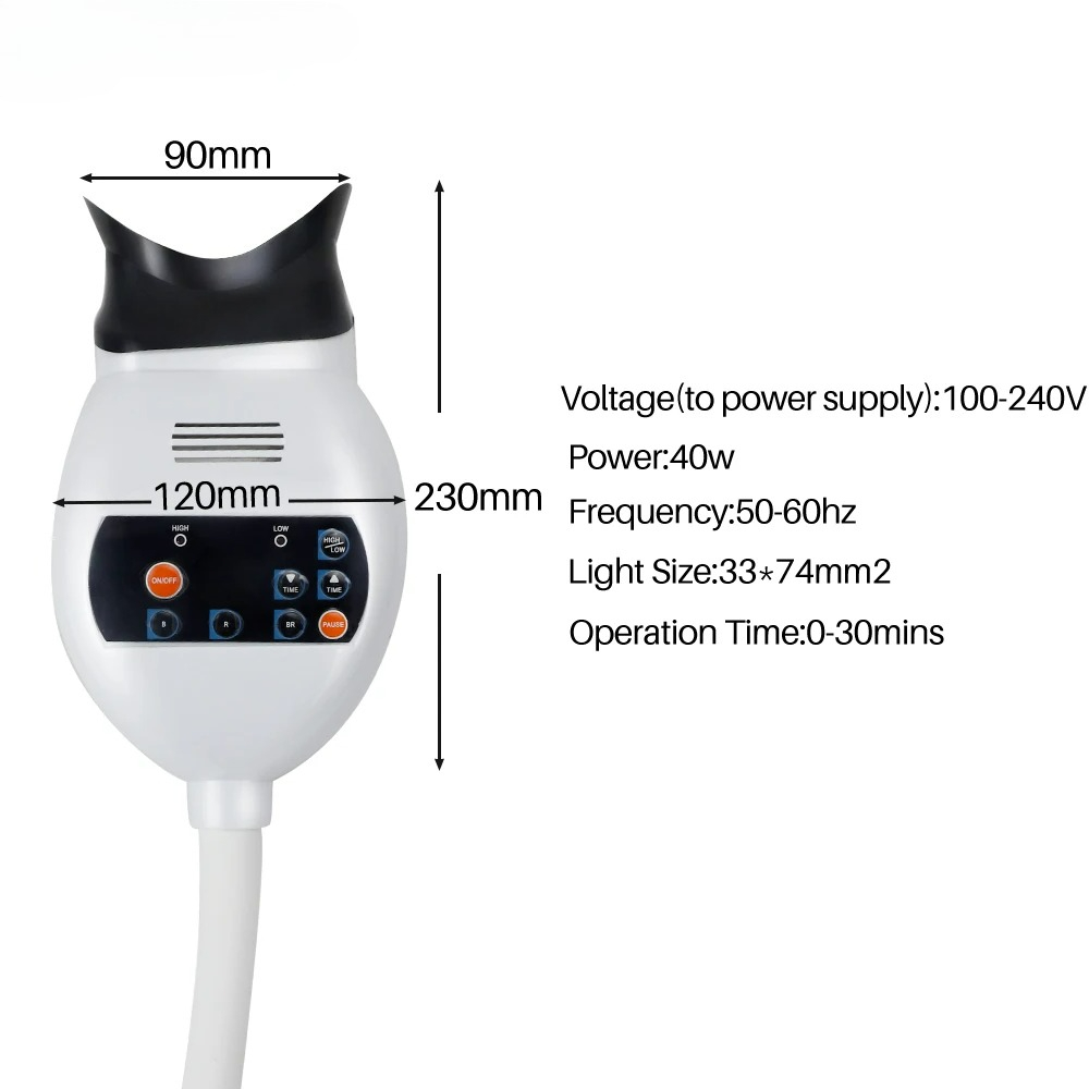 Lampu Pemutih Gigi LED 3 Warna - Teeth Whitening Usa ulasan dan harga