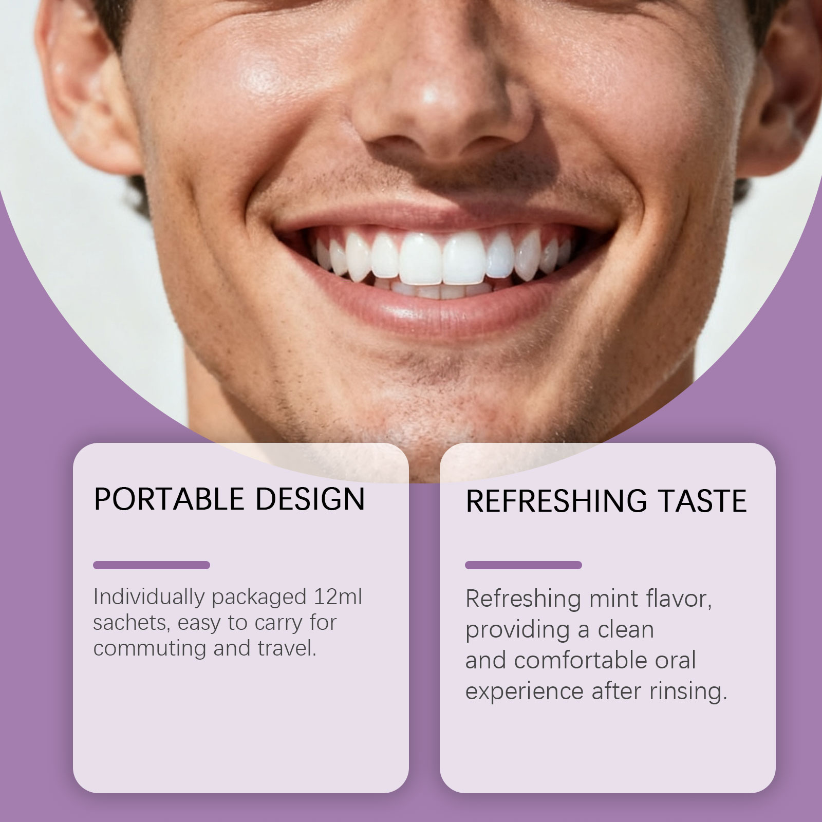 Pencuci Mulut Ungu Untuk Pemut - Teeth Whitening Xylitol Gum ulasan dan harga