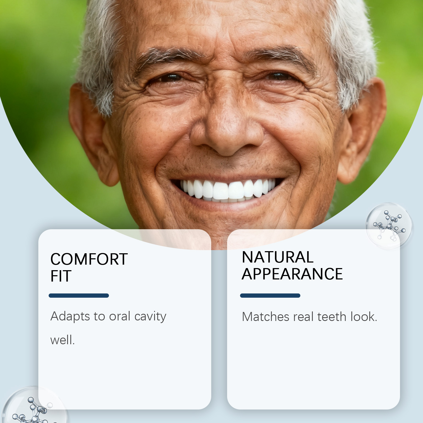 Gigi Tiruan Set Lengkap Alami  - Teeth Whitening Instant ulasan dan harga