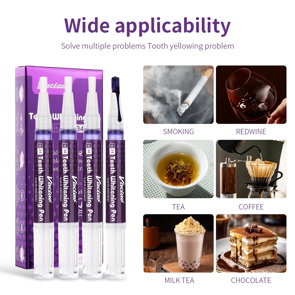 Vaclav V34 Pena Gel Pemutih Gi - Teeth Whitening Instant ulasan dan harga