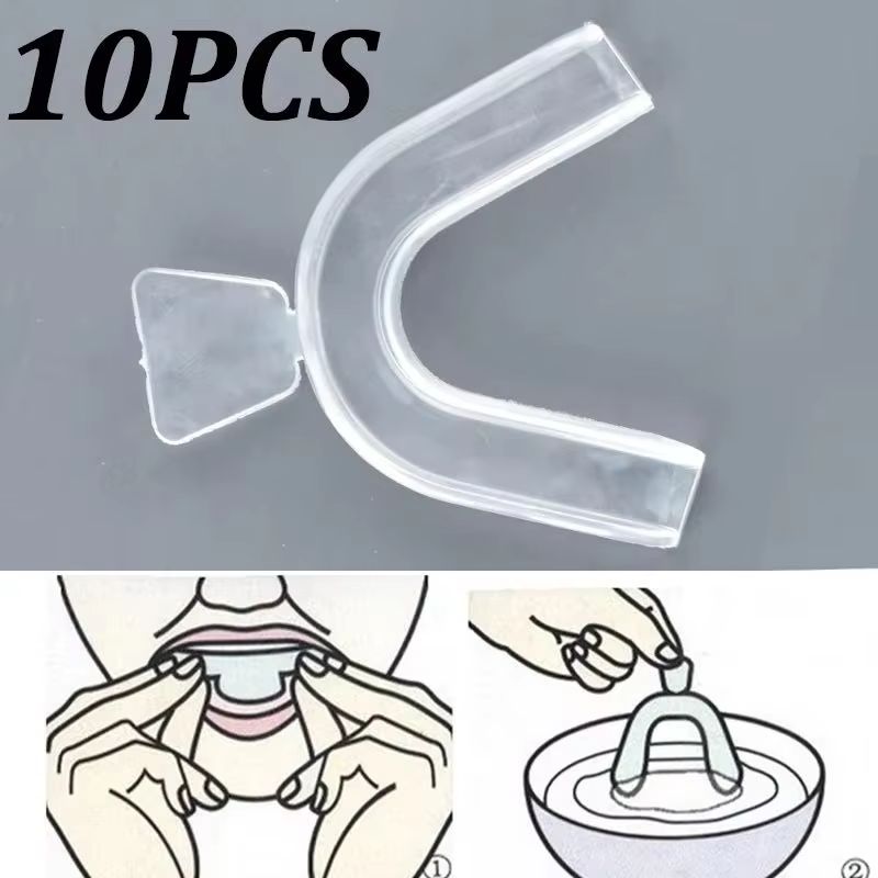 10Pcs Pelindung Mulut Silikon  - Teeth Whitening Products ulasan dan harga