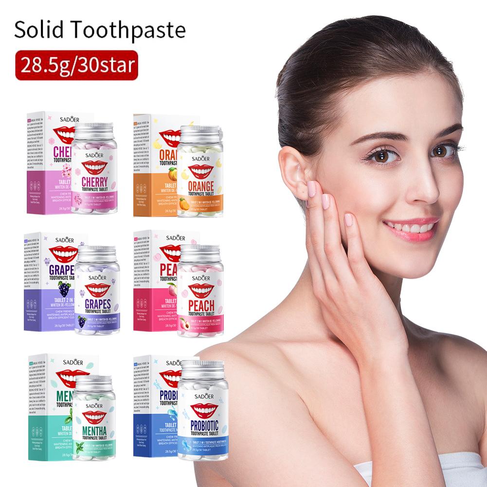 Tablet Pasta Gigi Padat Mint R - Teeth Whitening Charcoal ulasan dan harga